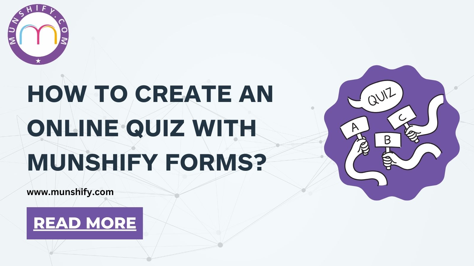 How to create an online quiz with Munshify Forms? 