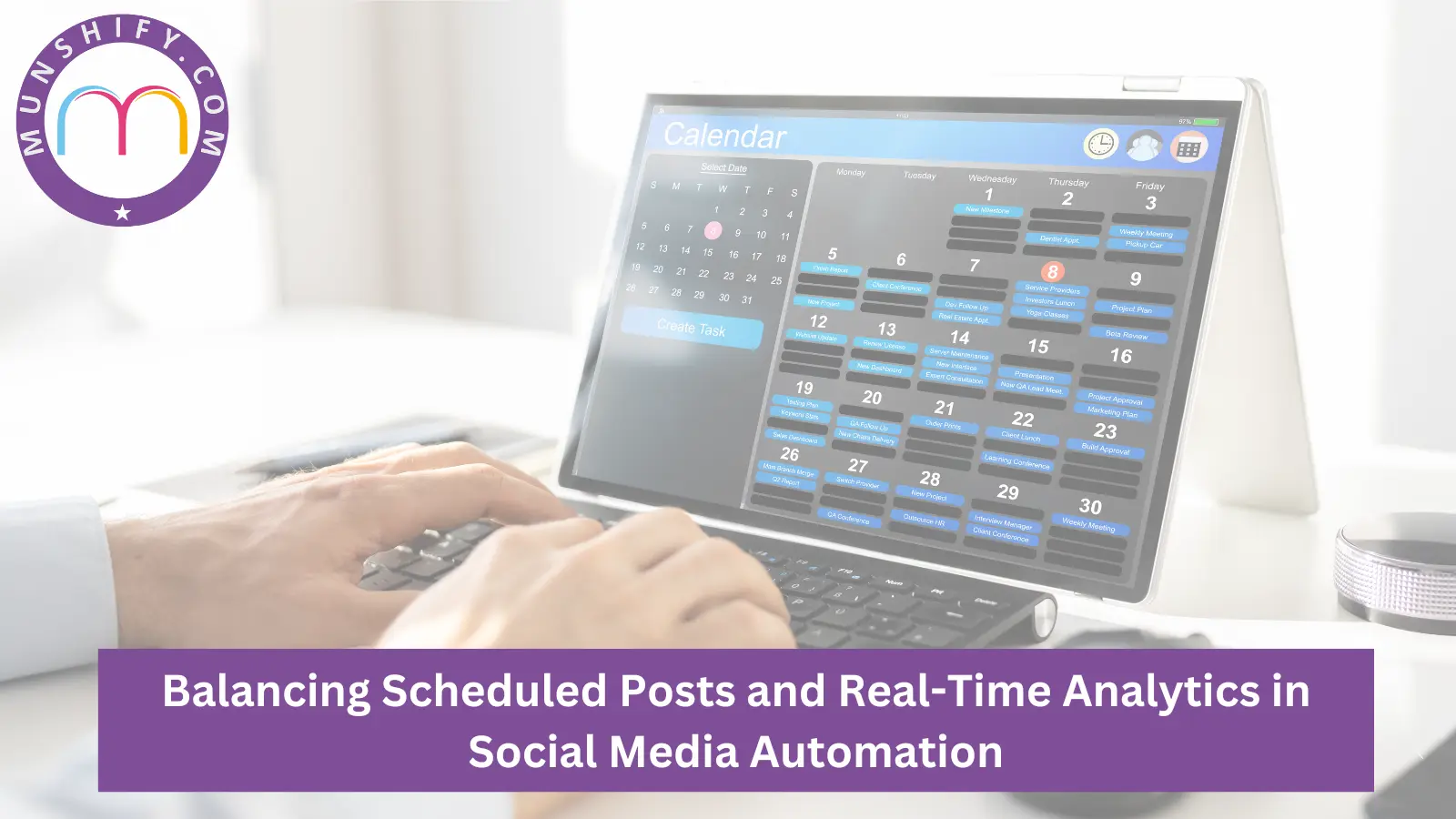 Balancing Scheduled Posts And Real-Time Analytics In Social Media Automation Software.