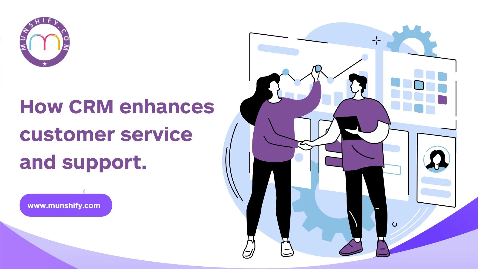 How CRM enhances customer service and support.