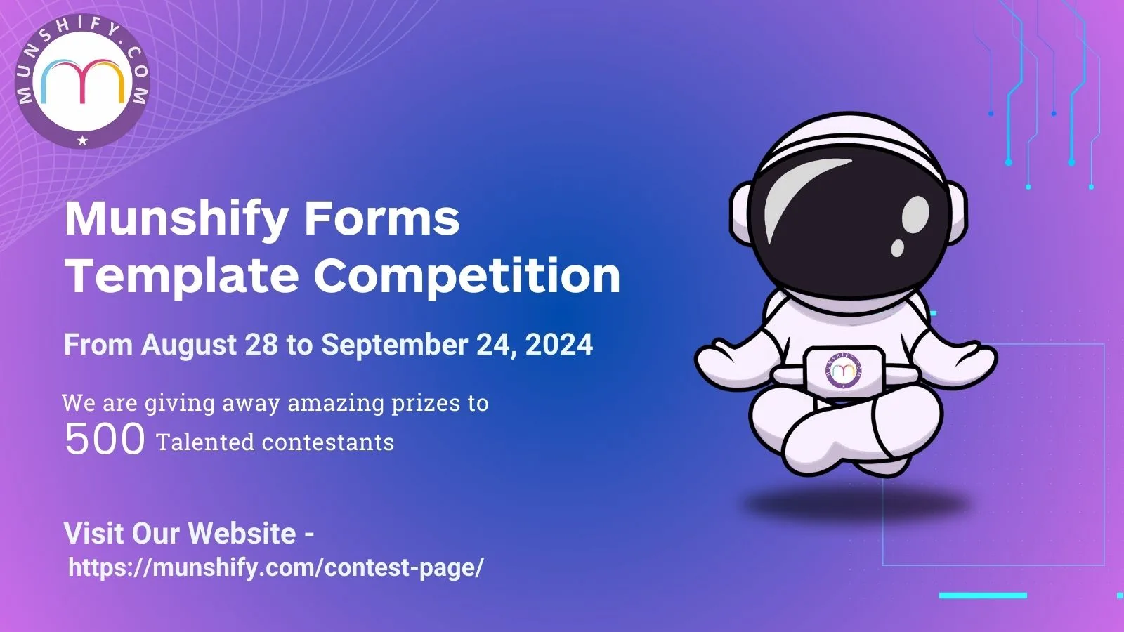 Munshify Forms Template Design Competition