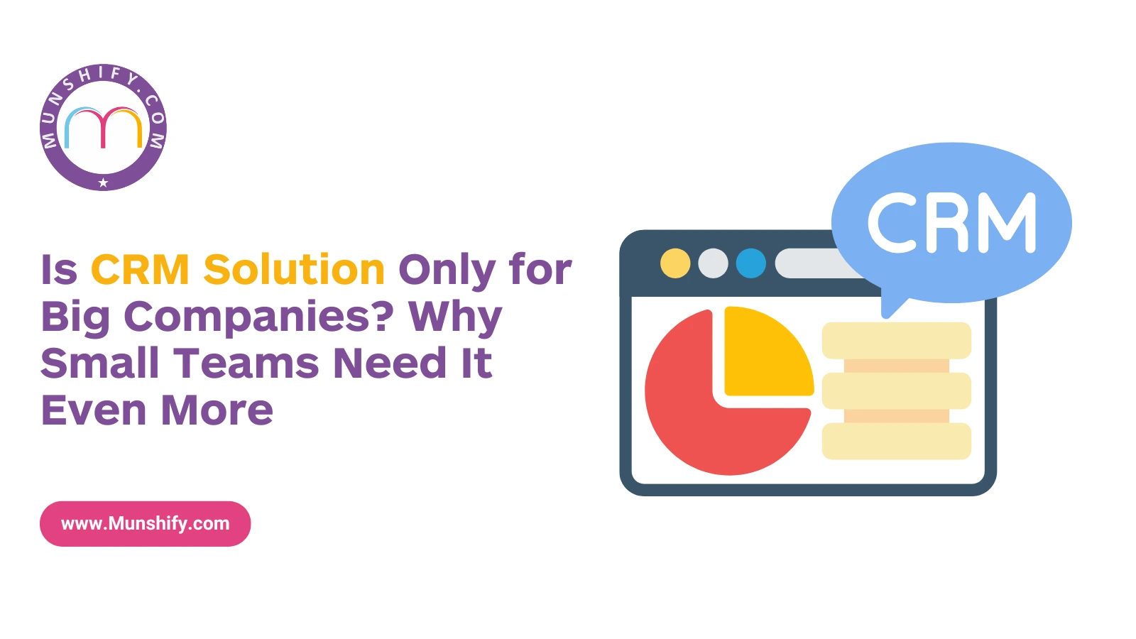 Is CRM Solution Only for Big Companies?